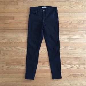 Madewell High-Rise Skinny Jean - black 28T